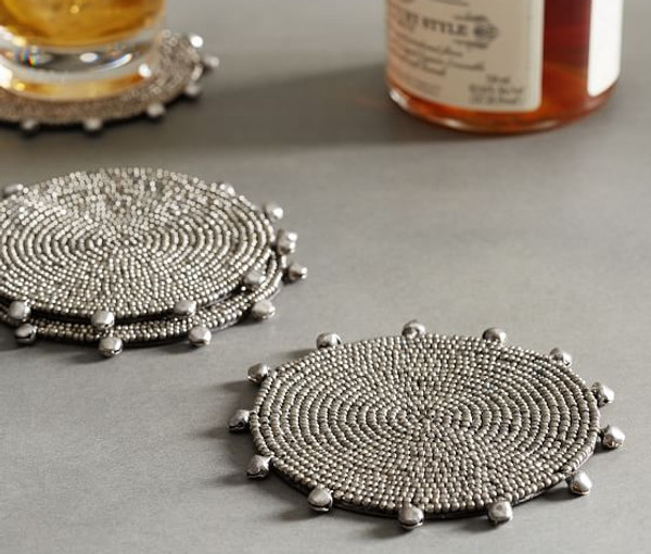 BEADED COASTER